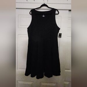 Torrid Black Skater Mini Dress